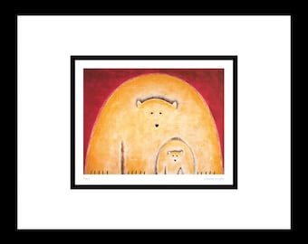 Paco By Jimmy Wright, Polar Bear Art Print, Framed Art
