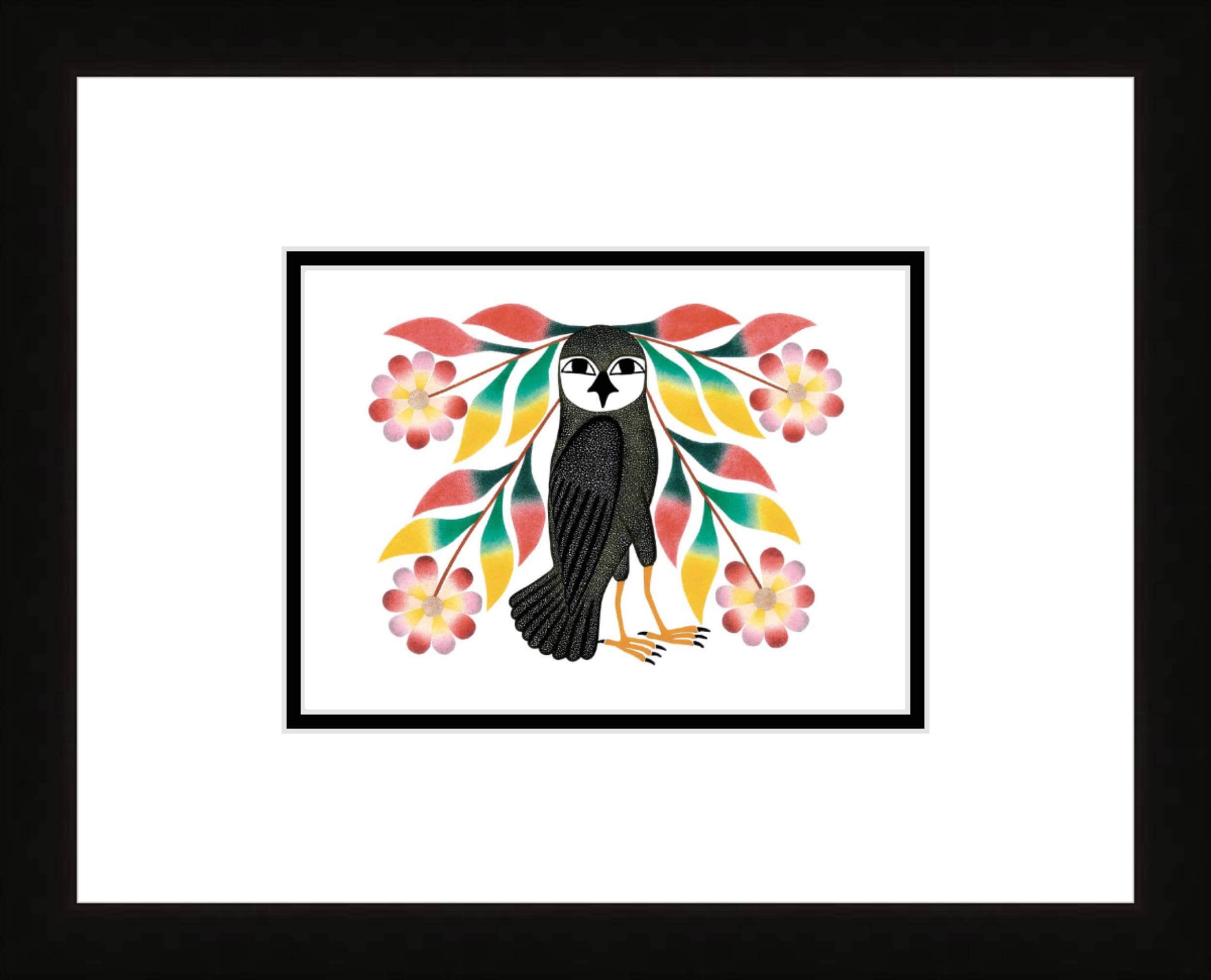 Buy Owl's Bouquet, 2007 (stonecut & Stencil) by Kenojuak Ashevak