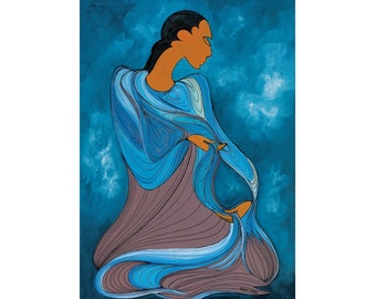 Maxine Noel Ioyan Mani SIGNED Lmtd Ed. Print Framed, First Nations