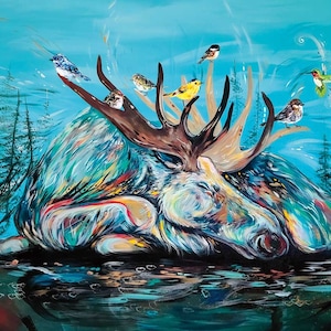 Sweet Dreams By Carla Joseph, Indigenous Art Print, First Nations, Native Americans, Cree, Métis, Framed Art