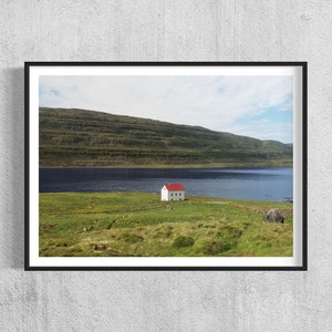 Iceland Photography - Prints - Europe - Téléchargement numérique - Red House on Hill