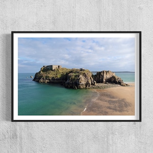 Caldey Island - Tenby, Wales - Art Print - Digitale Download - Wanddecoratie - Afdrukbare kunst aan de muur - Landschap - Reisfotografie