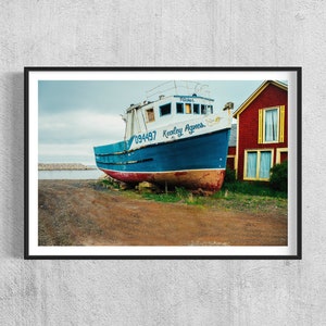 Kealey Agnes - Halls Harbour, Nuova Scozia - Nave, Fotografia, Canada, Viaggio, Acqua, Baia di Fundy, Oceano Atlantico