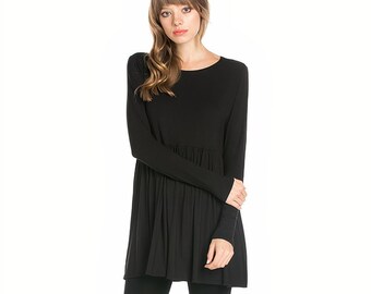 Women O-Neck Short Sleeve Vintage Layered Ruffle Hem Fit Blouse Shirt Top J Women O-Neck Short Sleeve Vintage Layered Ruffle Hem Fit Blouse Shirt Top J