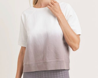 Gradient Boxy Top