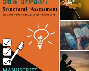 Structural MS Assessment 50% DEPOSIT; Fiction Editing; Writing Services; Self-Publishing; Writer Gifts; Book Editor Hire; Beta Reader;