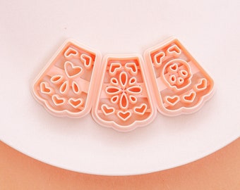 Papel Picado Clay Cutter, Day of the Dead Cutter, Polymer Clay Cutter