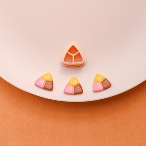 Polvoron tricolor clay cutter, pan dulce clay cutter, cookie clay cutter, Mexican clay cutter