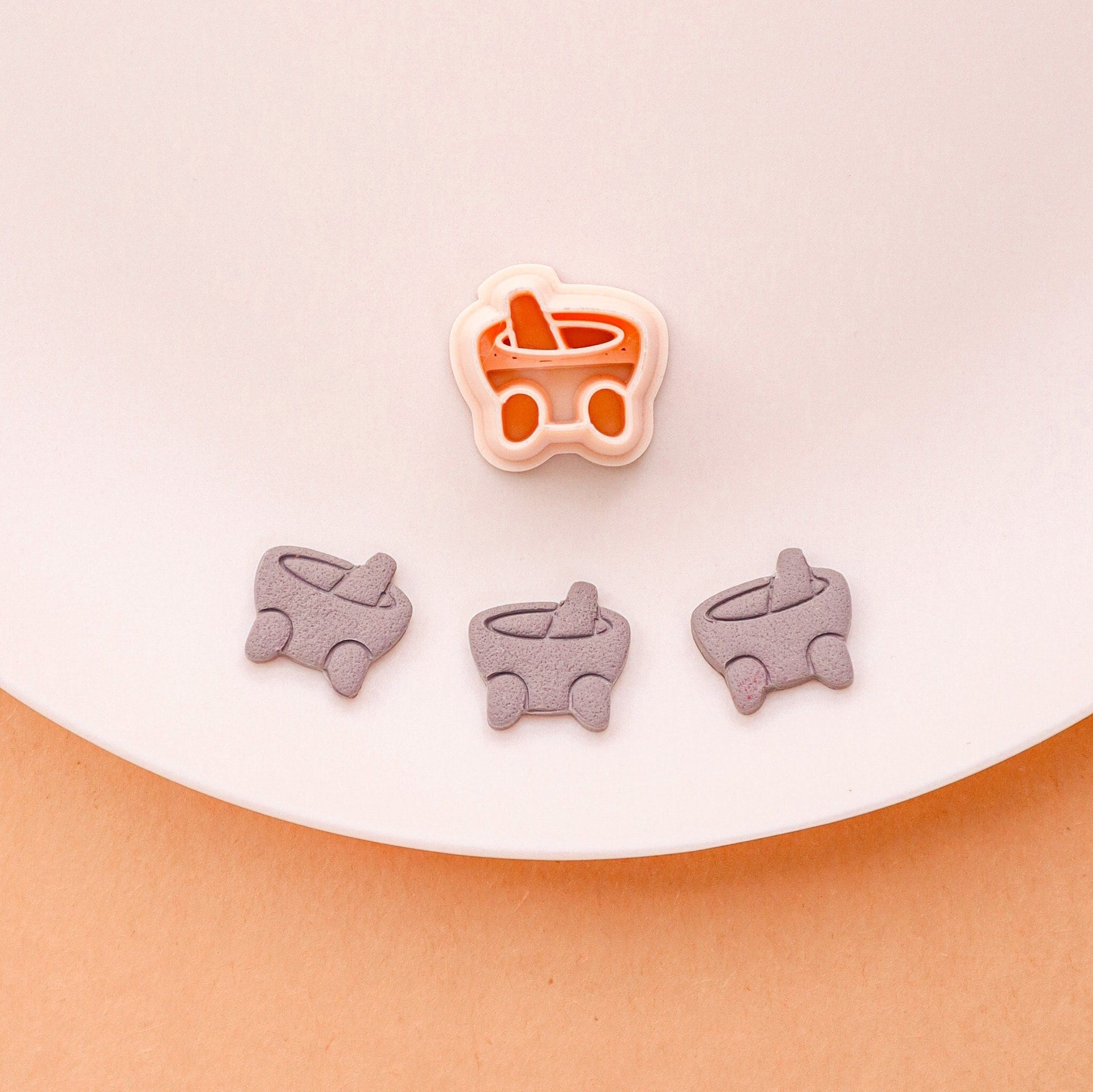 Molcajete clay cutter, Mexico clay cutter, polymer clay cutter