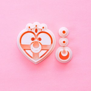 Sailor Moon Cosmic Heart Compact, polymer clay cutter