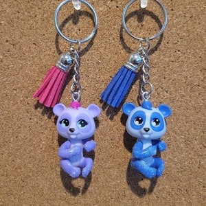 Panda Fingerling Keychain