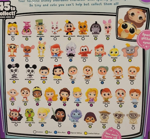 Series 6 Disney Doorable Keychain - Etsy
