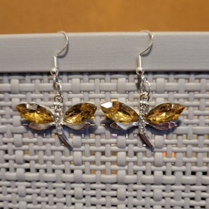 Dragonfly Dangle Earrings