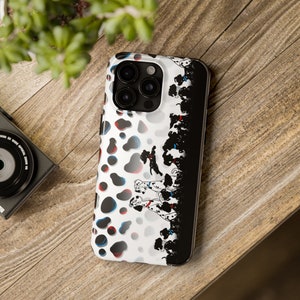 Disney 101 Dalmatians Phone Case Disneyland World Kingdom Gift Inspired Fan Art Cruella Movie