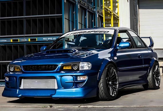 1995-2001 スバル インプレッサ GC8 ヘッドライトとフォグランプ 1995-2001 スバル インプレッサ GC8 ヘッドライトとフォグランプ