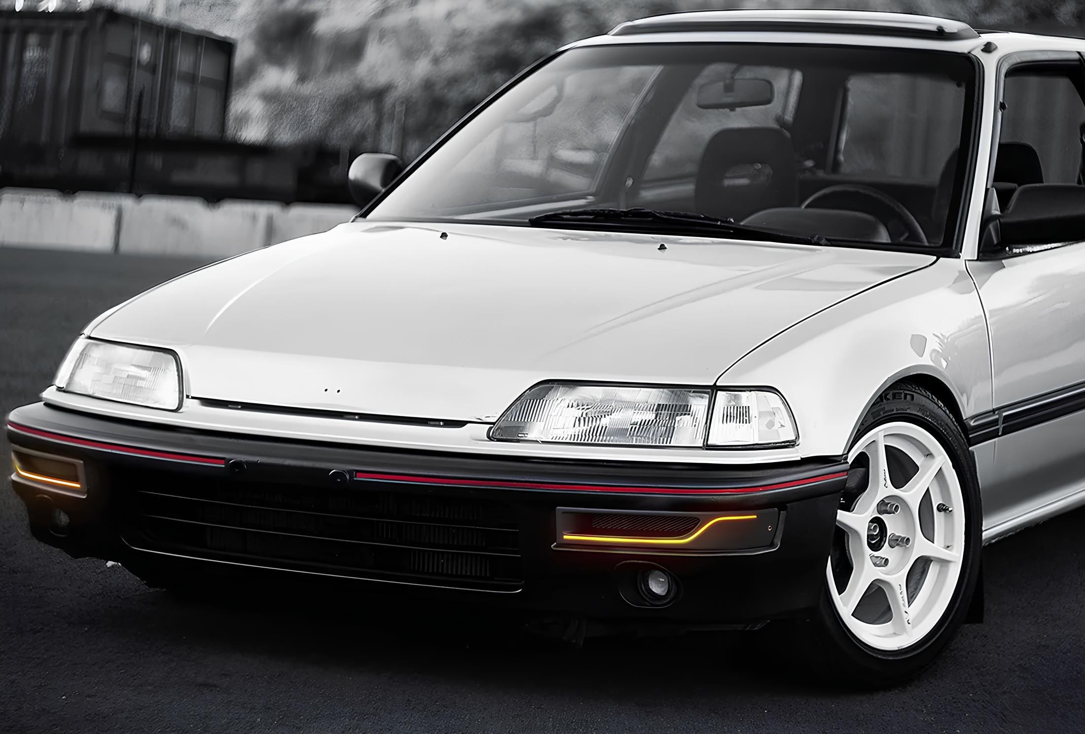 1990-1991 ホンダ シビック SiR (EF9) 用 バンパーターンシグナル
