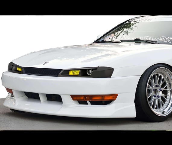 シルビアS14後期型 JDMヘッドライト（イエローフォグランプ付き）（95