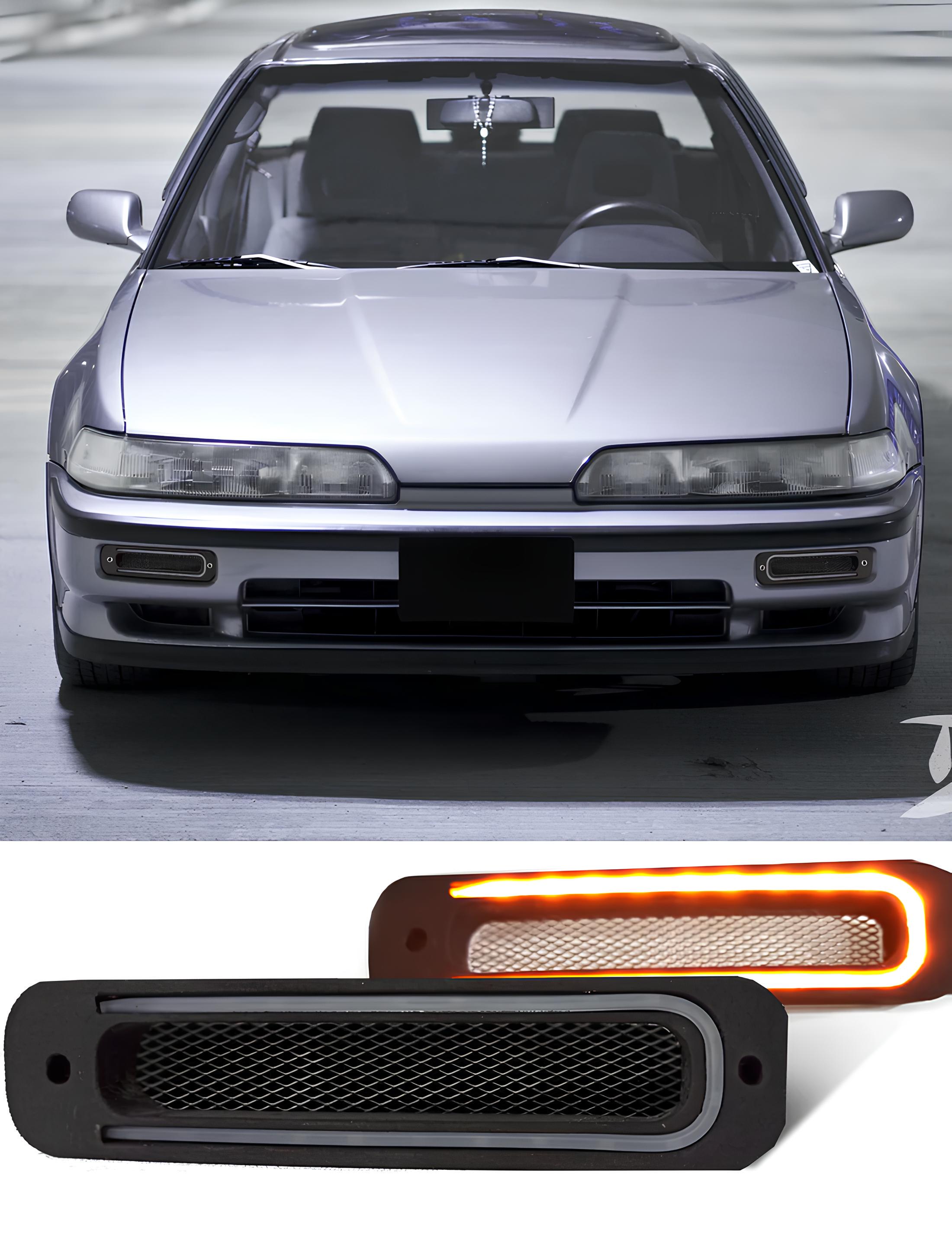 Front Bumper Turn Signal Lights for 92-93 Acura Integra DA5, DA9
