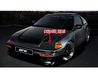 EF3シビックHONDA CIVIC 90-91 スモークヘッドライトカバー ホンダ シビック Ef-Crx ヘッドライトカバー 1988-1991用 - Etsy 日本