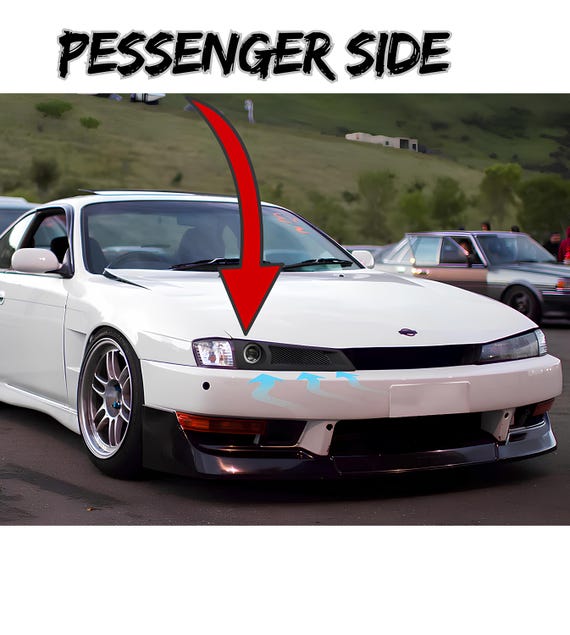車 R*読様 s14シルビア後期ヘッドライト