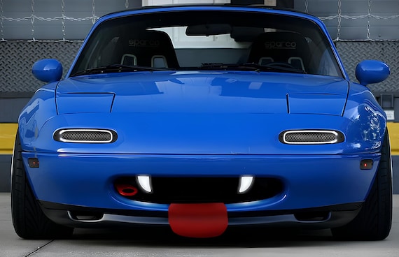 Purchase 1993-97 Miata Mx-5 Smoke Front Bumper Side Marker Lights In - Foto 3