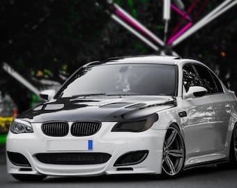 For BMW E60, E61 M5 ve 5 Series 2004-2011 Headlight Air intake