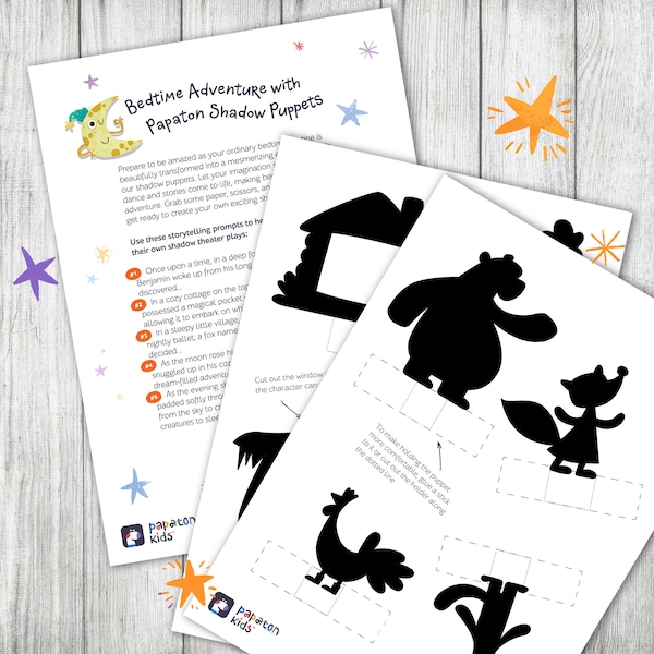 Bedtime Shadow Stories - Shadow Theater - Shadow Puppet - Kids Craft Kit - DIY Kids Activities - Pretend Play - Unique Kids Birthday Gift Bedtime Shadow Stories - Shadow Theater - Shadow Puppet - Kids Craft Kit - DIY Kids Activities - Pretend Play - Unique Kids Birthday Gift