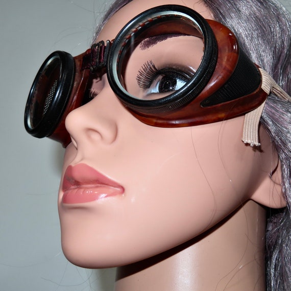 Vintage Goggles by American Optical AO Coverglas … - image 9