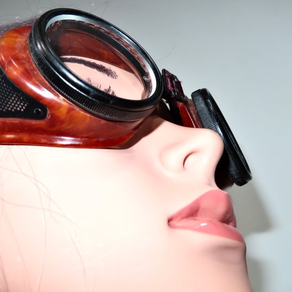 Vintage Goggles by American Optical AO Coverglas … - image 5
