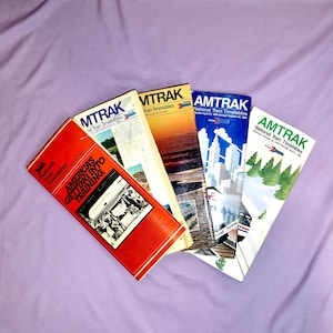 Vintage Amtrak 1980s Railroad Time Table National Railroad Passenger Corporation  America Getting Into Training  Collectibles Memorabilia