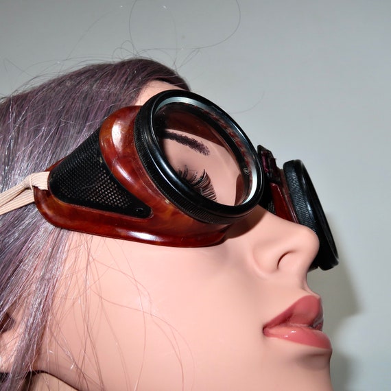 Vintage Goggles by American Optical AO Coverglas … - image 1