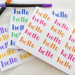 Grußkarten-Pack, "Hello" Grußkarten-Pack