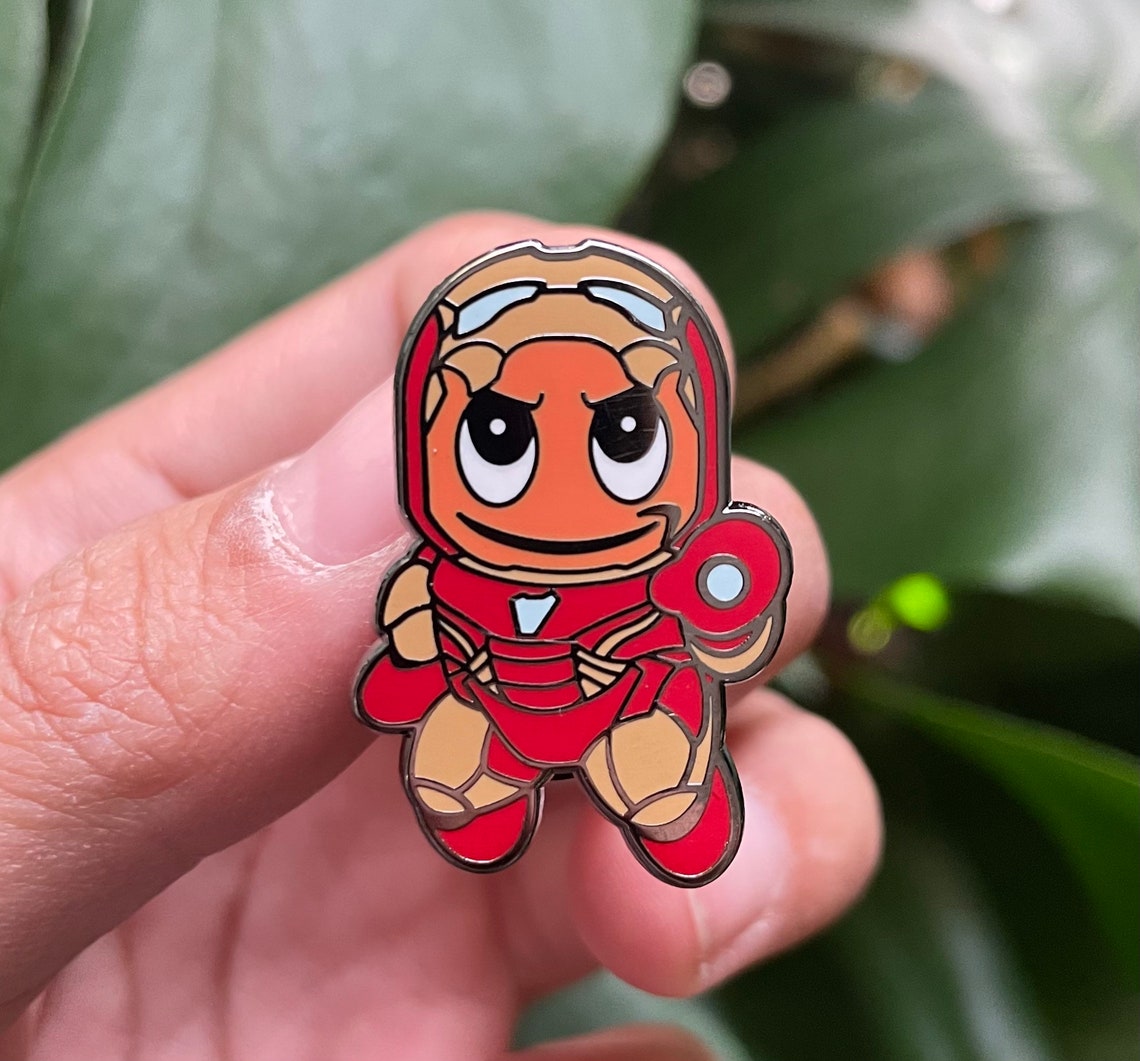 Ironman Inspired Peccy Pin Hard Enamel Etsy