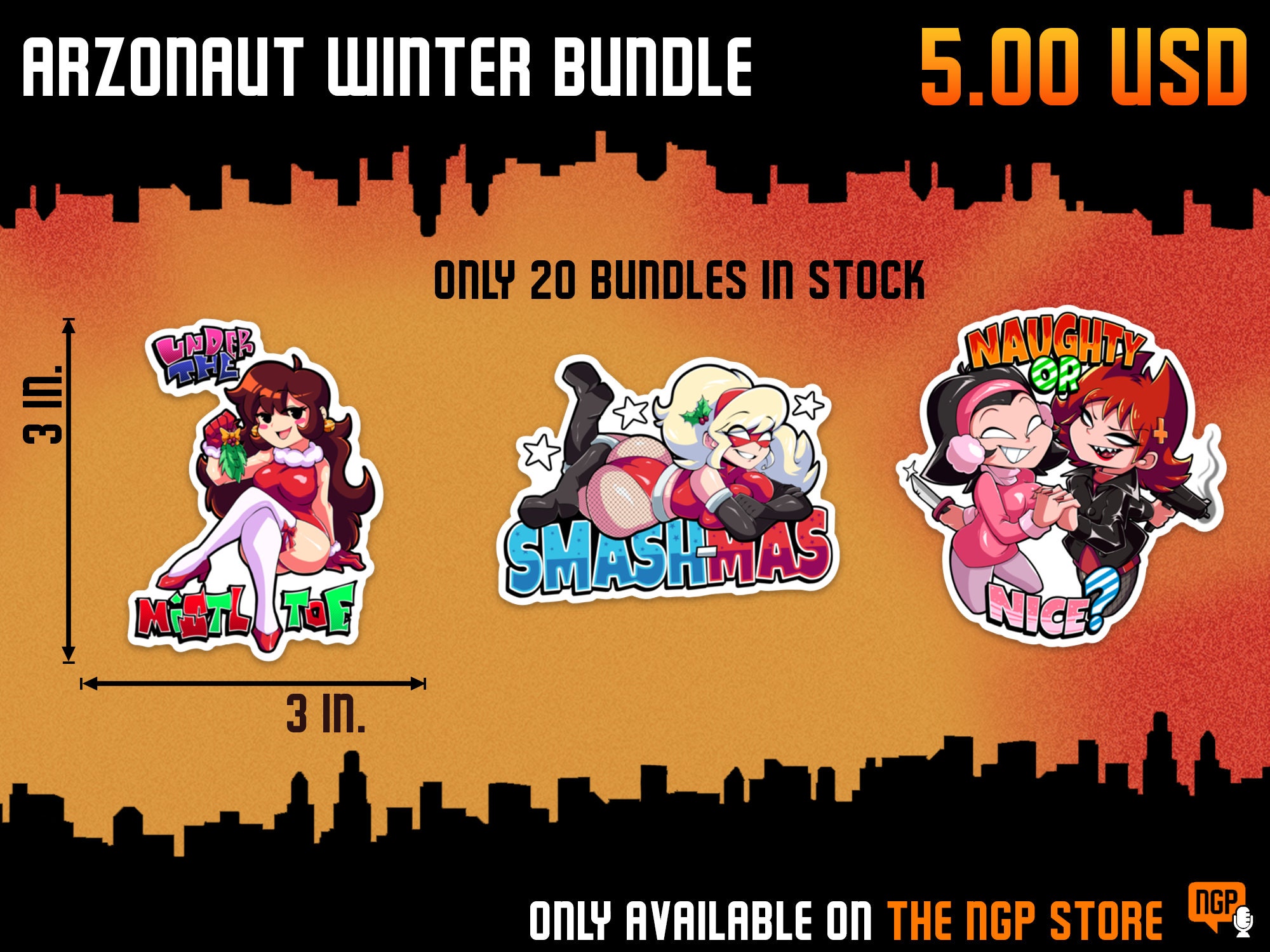 Arzonaut Winter Season Bundle FNF Girlfriend, Smashgirl, Cassandra & Nene -  Etsy