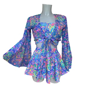 3 Piece Set Womens Festival Outfit