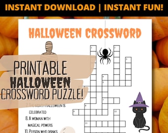 Animal Crossword - Etsy
