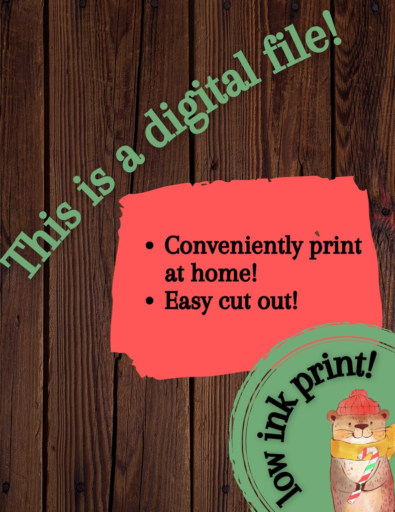 LOW INK Christmas Activity Printable 20 Questions/conversation Starters (Download Now) Etsy