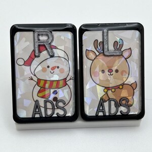 Holiday X-Ray Markers With Initials | Characters that Represent Christmas | Custom Rad Tech Markers | Gift For Radiology Technologist