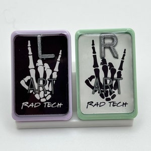 X-Ray Markers | Rad Tech Skeleton Hand Design | Custom Rad Tech Markers | Gift For Radiology Technologist