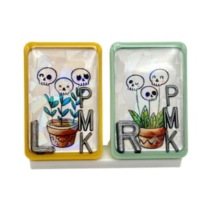 X-Ray Markers | Skulls In Pots | Radiology Markers With Initials | Custom Rad Tech Markers | Gift For Radiology Technologist