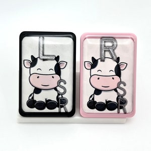 Radiology Markers With Initials | Cute Cow Pattern | Custom Rad Tech Markers With Color Options  | Gift For Radiology Technologist