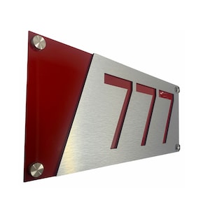 House Numbers, Vertical Address Plaque, Horizonatal Address Sign, Address Number, Modern House Numbers