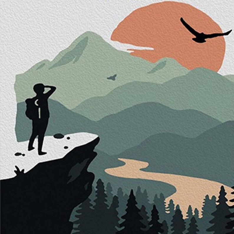 Paint by Numbers Etsy