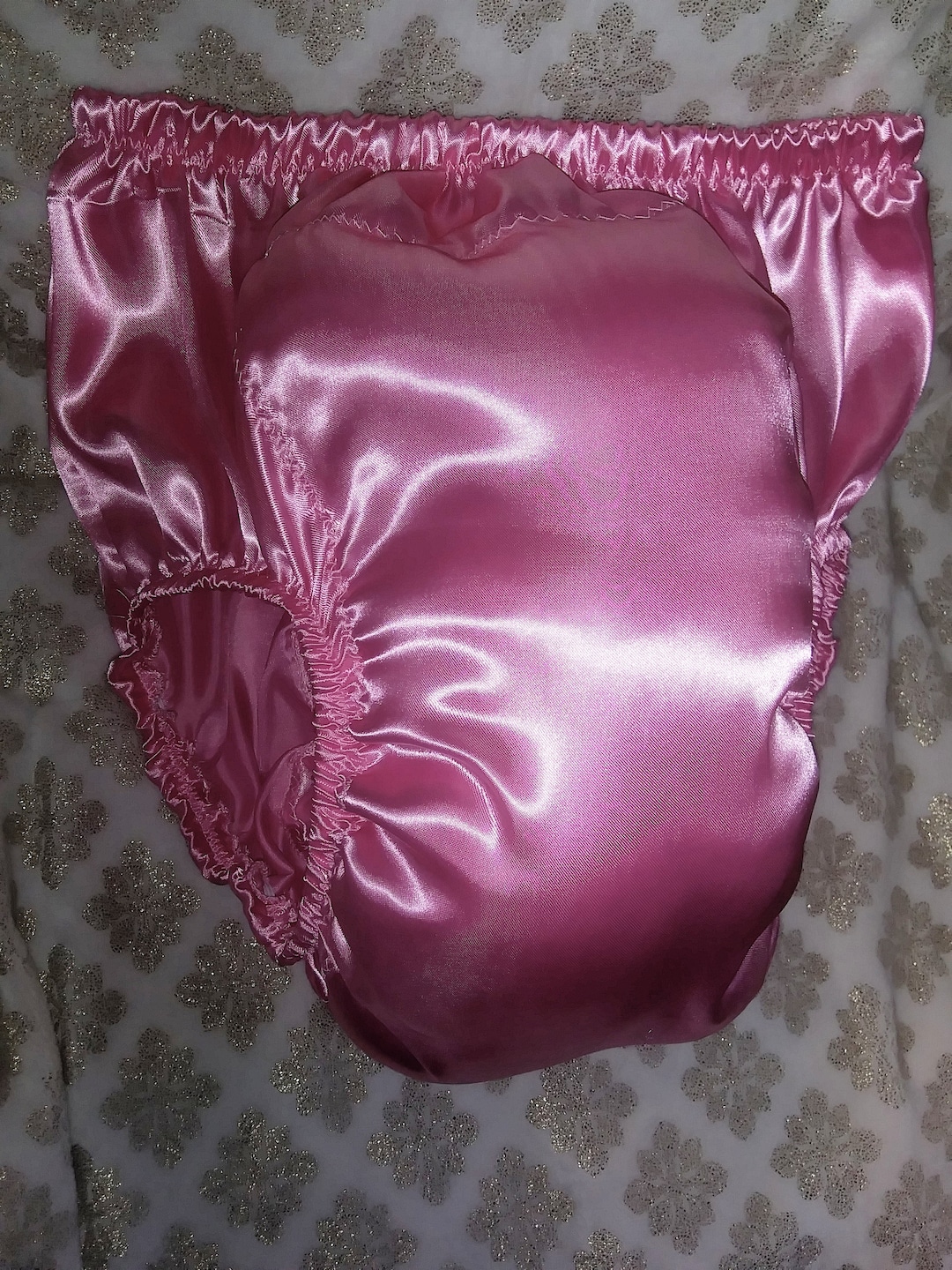 Adult Baby Sissy Crossdresser Pink Satin Thick WADDLE Diaper Panties Dress  up DDLG CGL Flower8539 - Etsy Sweden