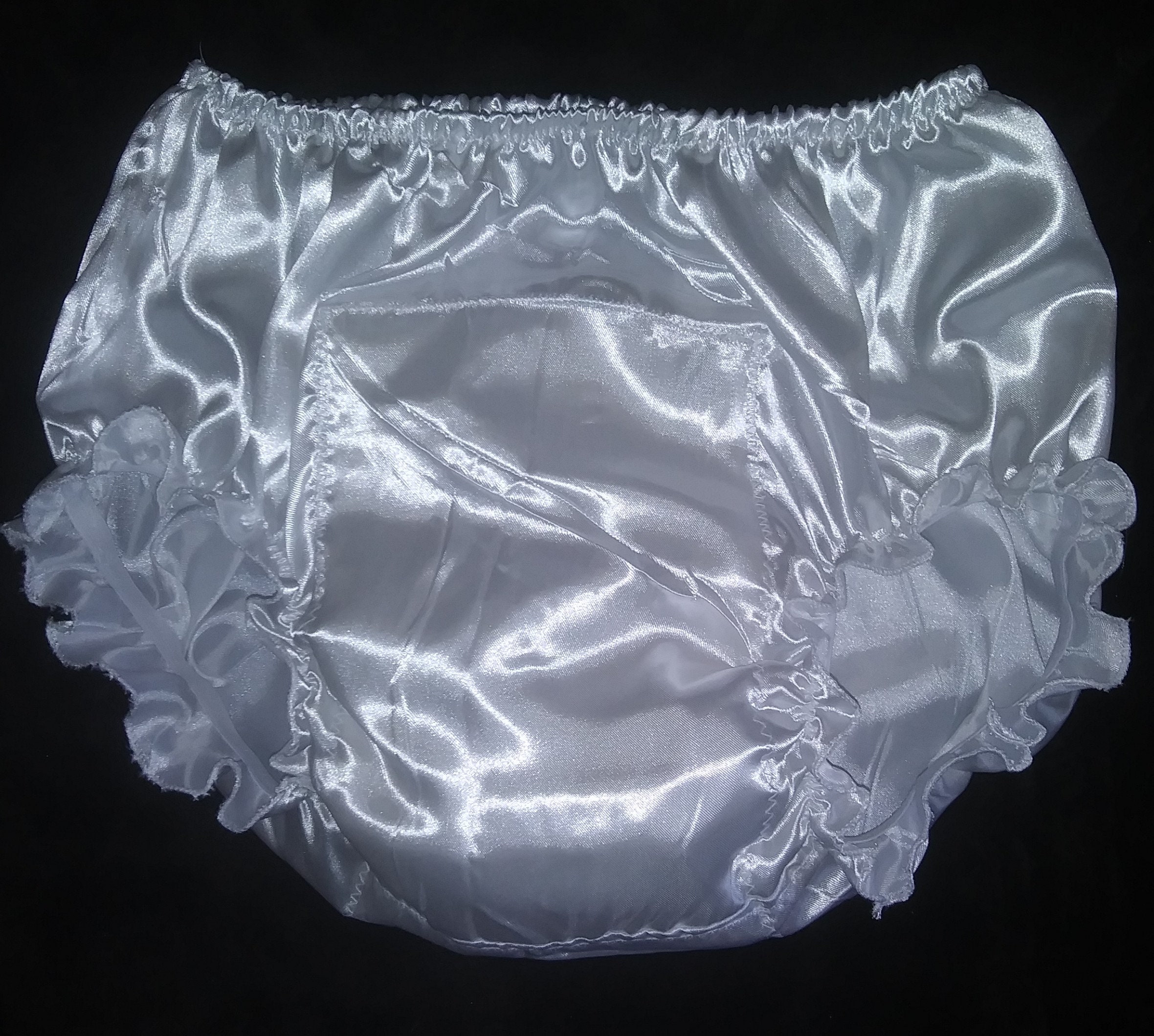 WATERPROOF Padded Satin Training Panties Diaper Cover Adult Baby Sissy