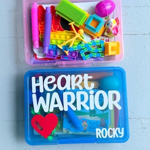 HEART WARRIOR Activity Care Package | CHD Warrior | Heart Surgery Recovery Gift Kids, Toddlers, Babies | Hospital Treatment Get Well Soon