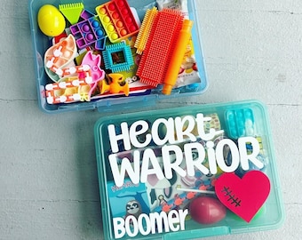 HEART WARRIOR Activity Care Package | CHD Warrior | Heart Surgery Recovery Gift Kids, Toddlers, Babies | Hospital Treatment Get Well Soon