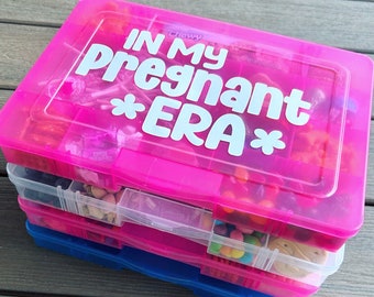 Pregnant Mama Snack Box, Maternity Expecting Parent Care Package, Food Storage Container, Friend Sister Mom Coworker Mother's Day Gift Idea