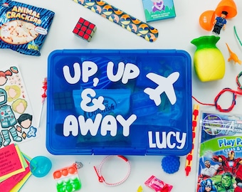 KIDS Travel Busy Box (ages 4+) Airplane Road Trip Car Activity