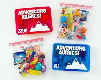 REFILL Busy Box Contents - Kids Travel Activities | Road Trip Airplane | Toddler, Little Kid Travel Toys Games, Compact Portable Busy Bag